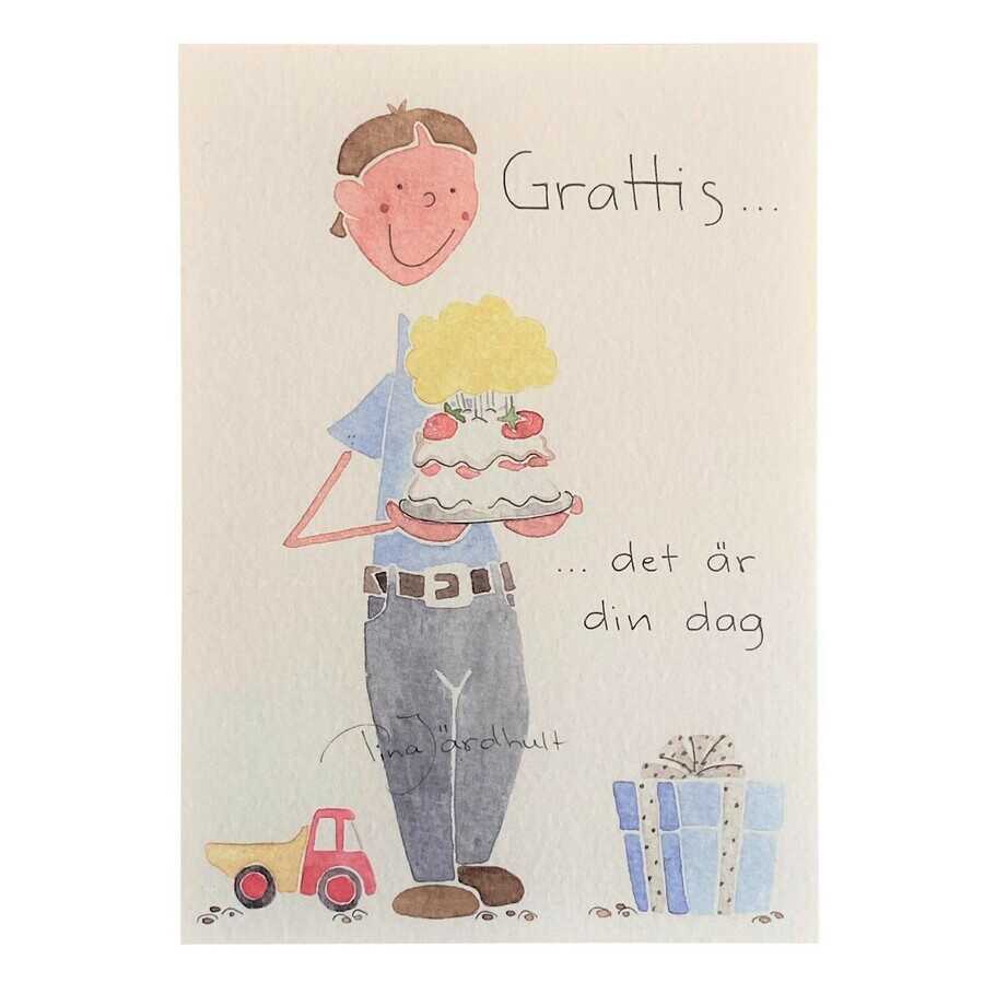 Kort Grattis pojke
