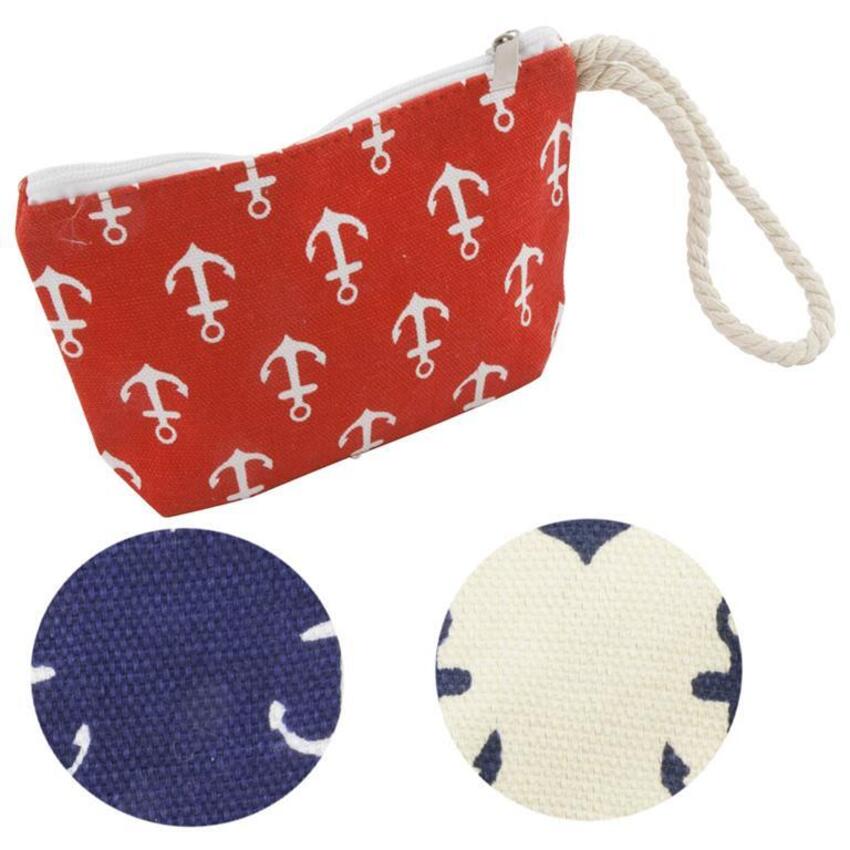 Liten väska/handledsväska med motiv ankare