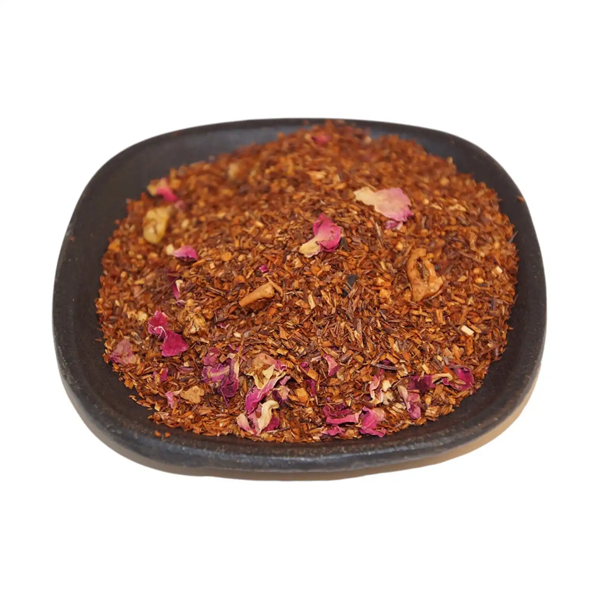 Ett rött Rooibos te med smak av rabarber och grädde