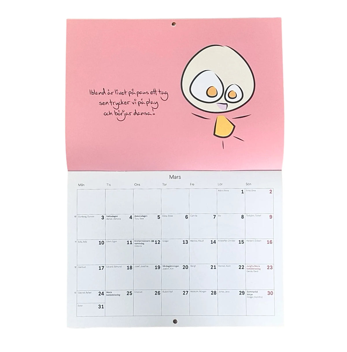 Herregud&Co väggkalender med bilder