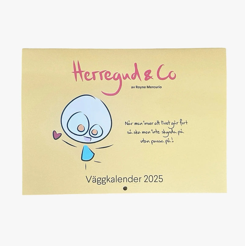 Herregud&Co väggkalender med bilder