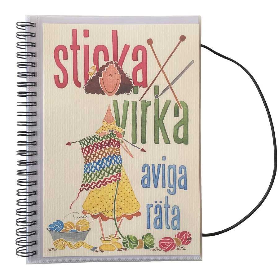 Anteckningsbok Sticka och virka - Saker&Smått