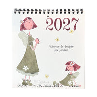 Liten vägg och bordskalender 2027, Änglar