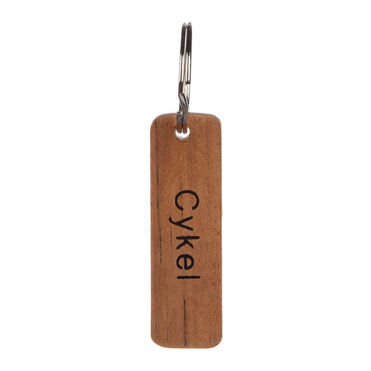 Nyckelring text Cykel