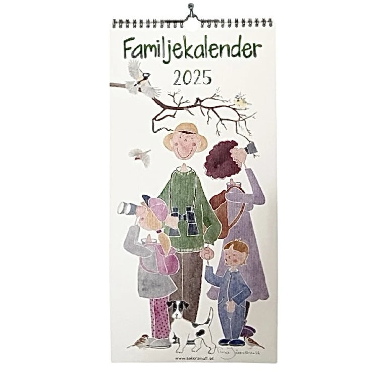 Familjekalender för 2025