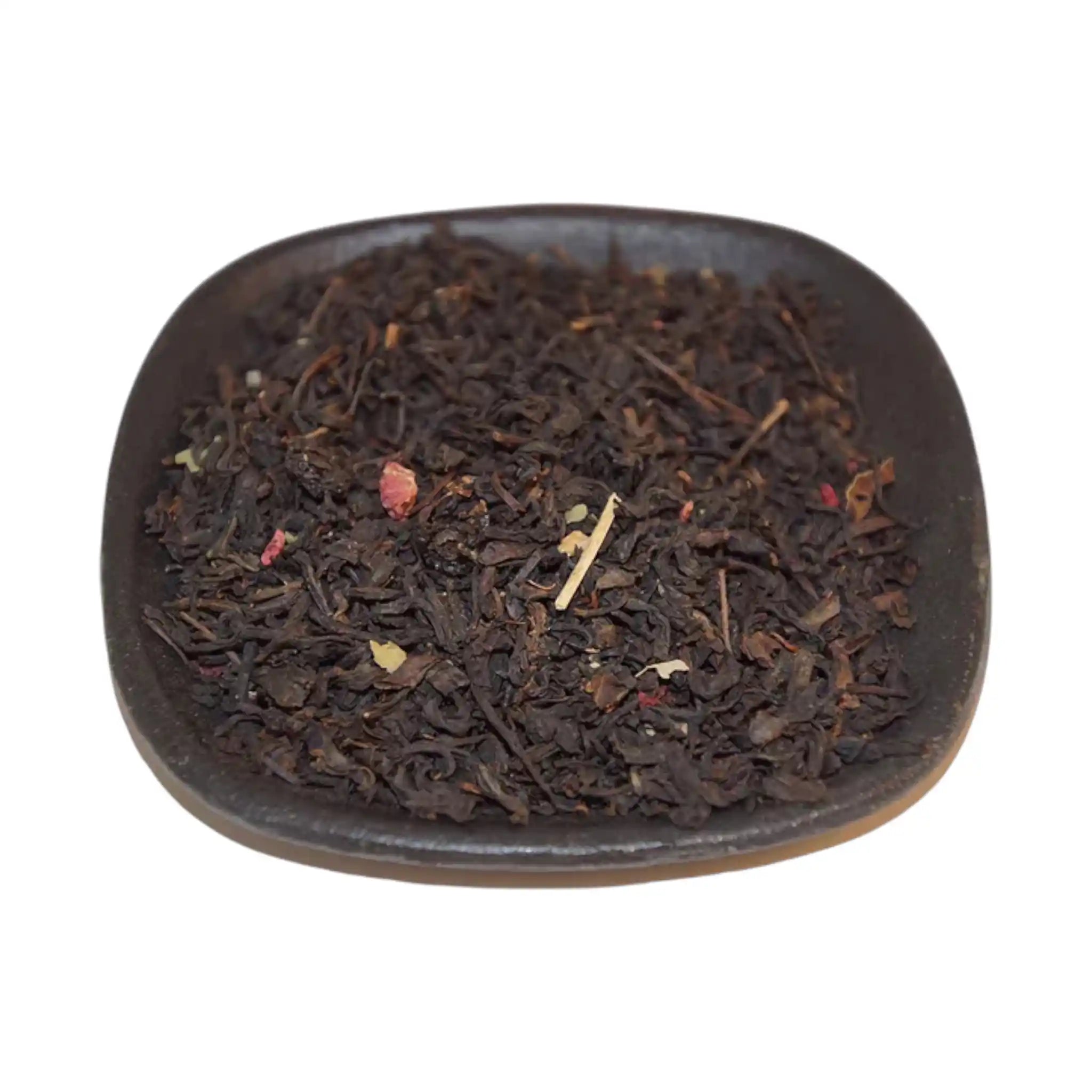 FRECH är ett grönt te med smak av rabarber, sommarbär och exotisk frukt.