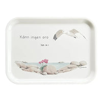 Frukostbricka med text från Joh 14:1