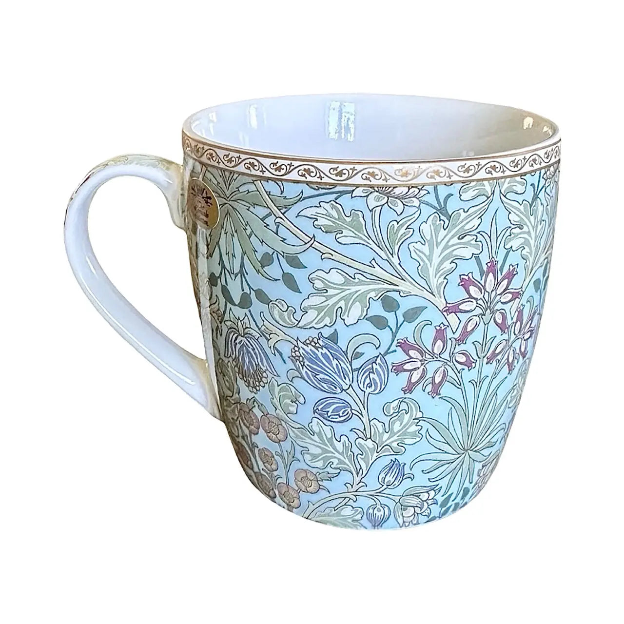 Frukostmugg William Morris Hyacinth turkos