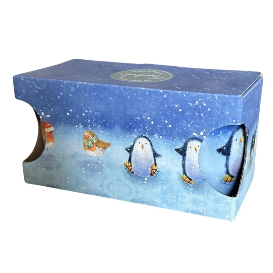 Julmuggar fåglar och pingviner, 2-pack - Saker&Smått