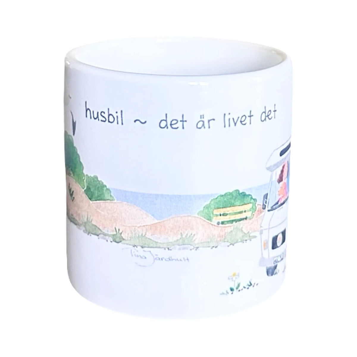 Kaffemug 180 ml med husbilsmotiv
