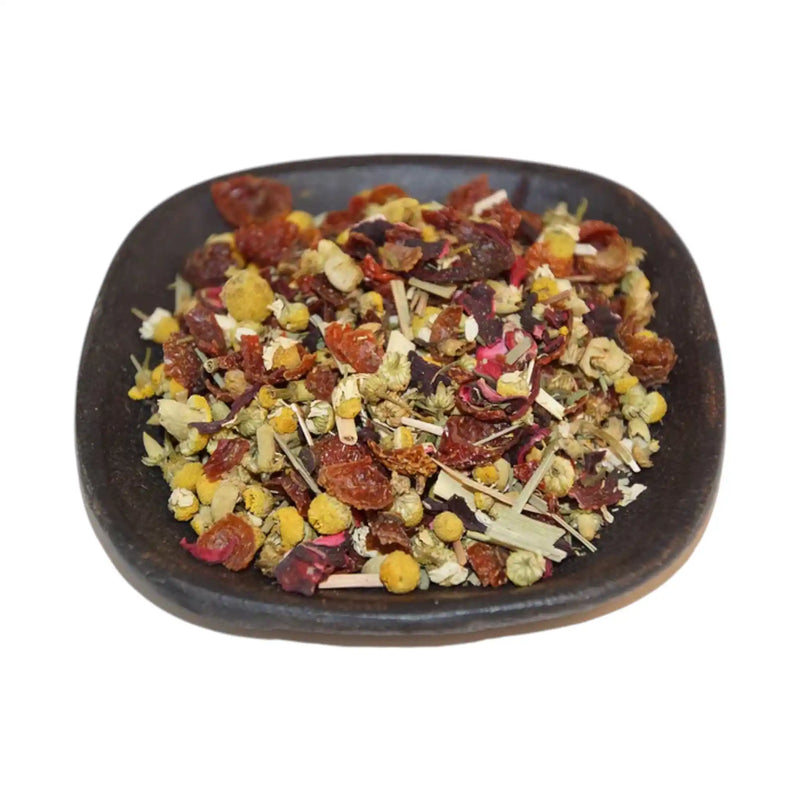 KAMOMILL/APELSIN är ett härligt örtte med smak av naturlig apelsin.