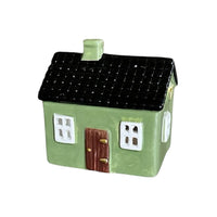 Danskt keramikhus grönt 8 cm