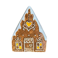 Keramikhus brunt spetsigt framifrån