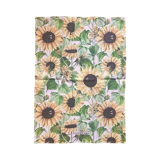 Kökshandduk Solros 100% Linne