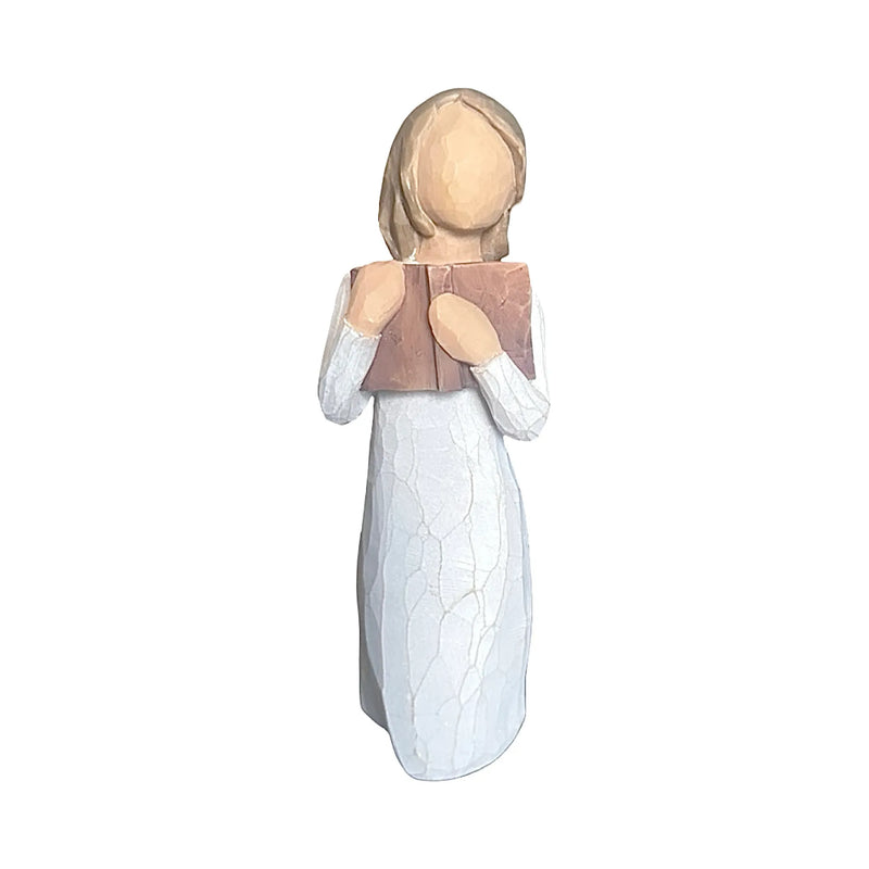 Love of learning – Kärlek till lärande.  figur ur serien Willow Tree 