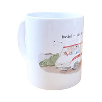 Mugg Husbil, röd 300 ml