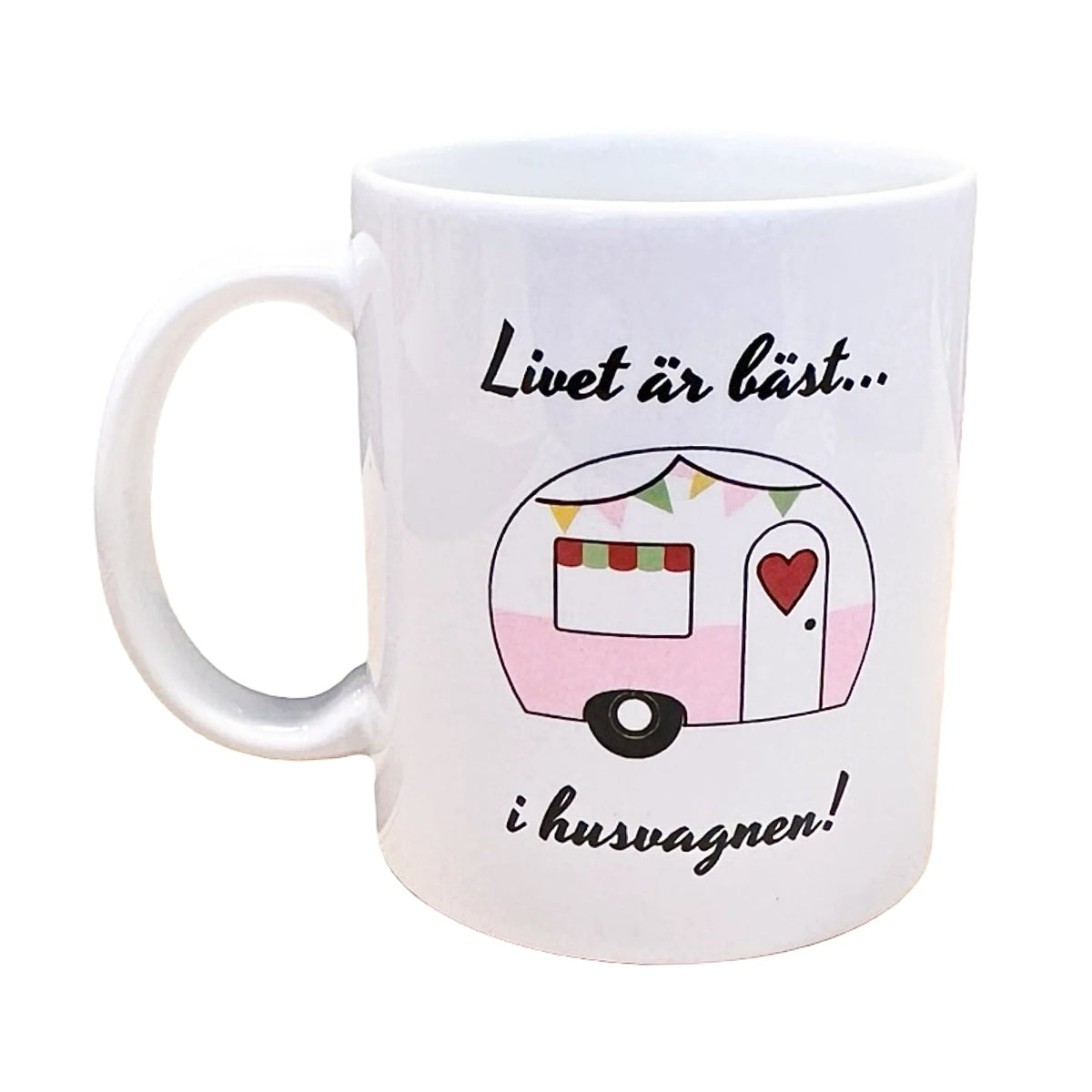 Mugg Husvagn, rosa