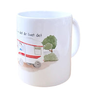 Mugg Husbil, röd 300 ml