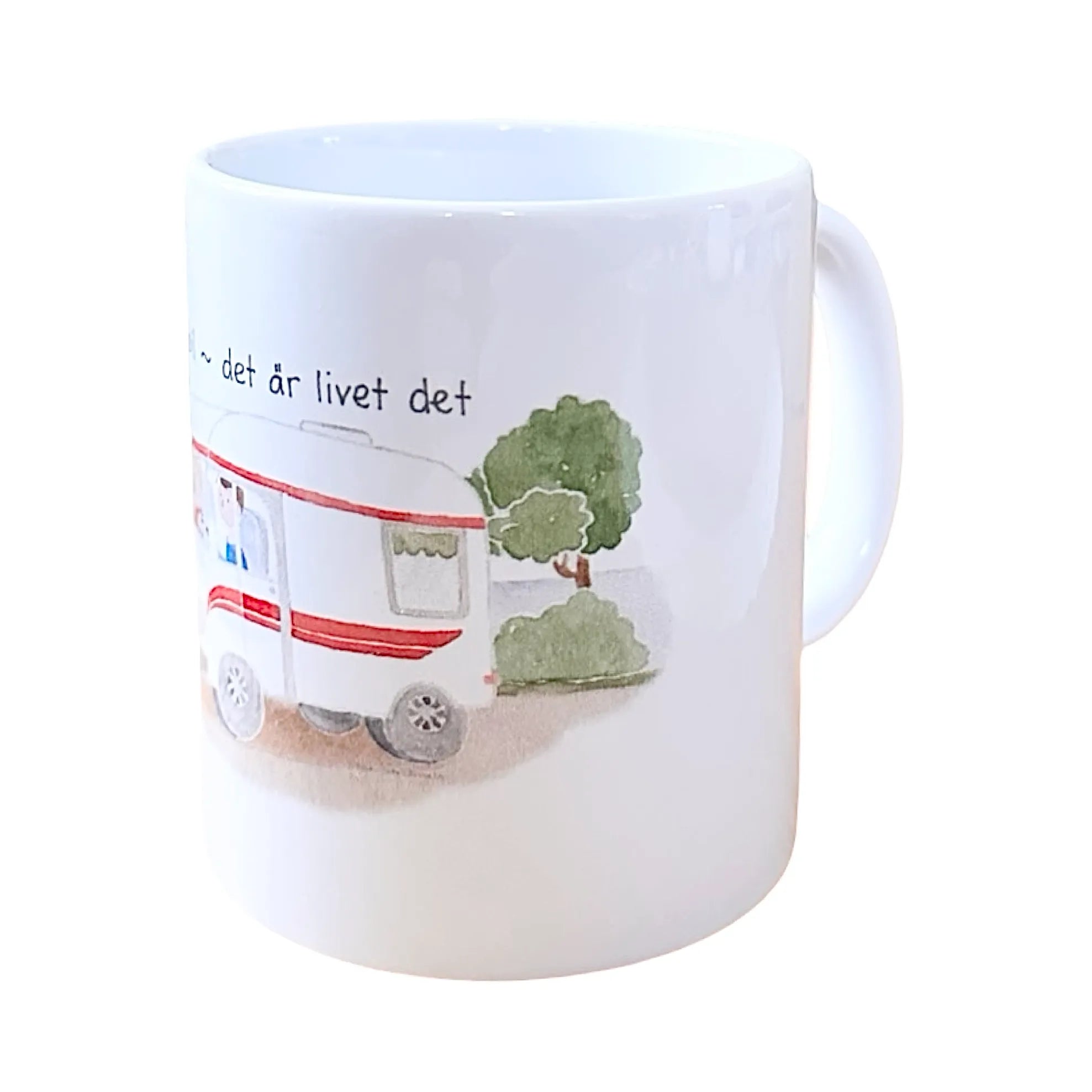 Mugg Husbil, röd 300 ml
