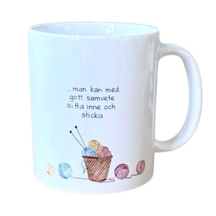 Mugg stickning