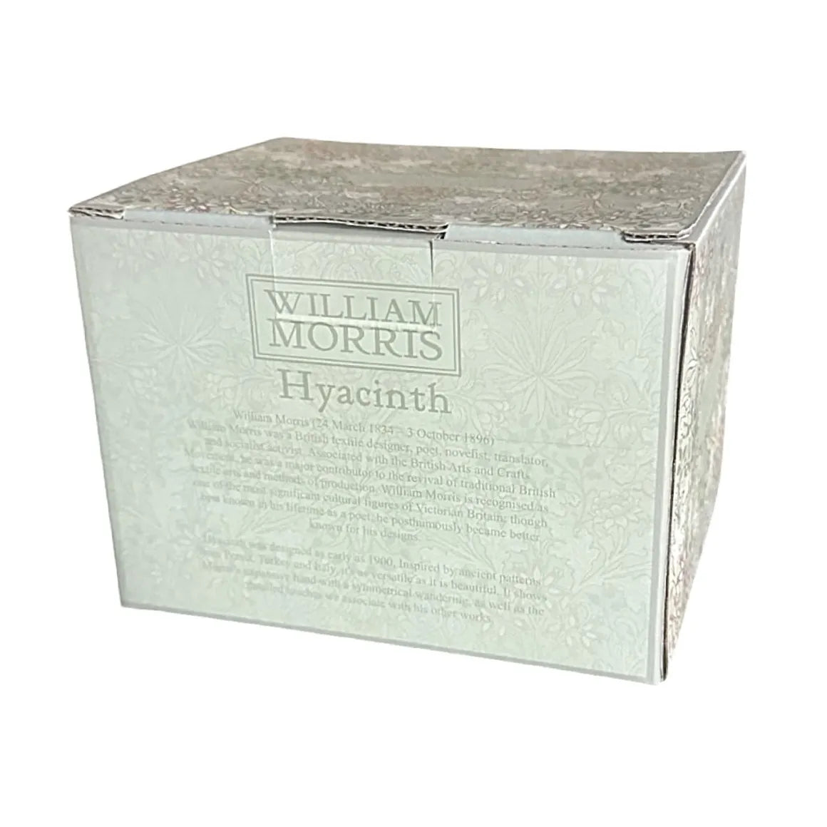 presentförpackning grön med text om porslinsmugg