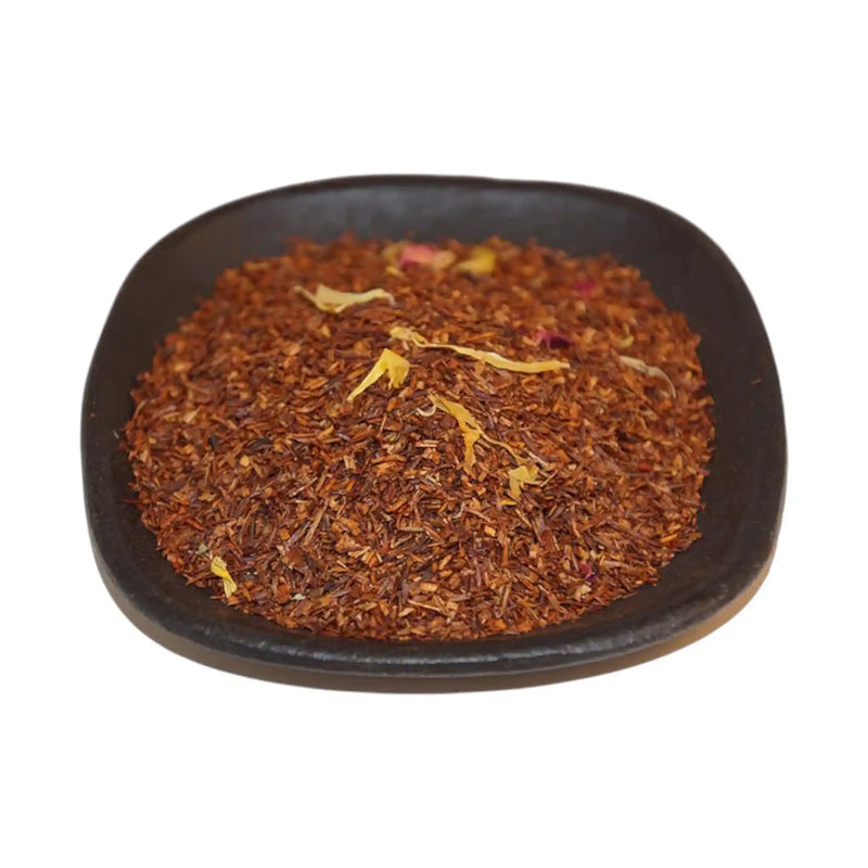 
PERSIKA/PASSION är ett rött Rooibos-te med smak av persika och passionsfrukt. 
