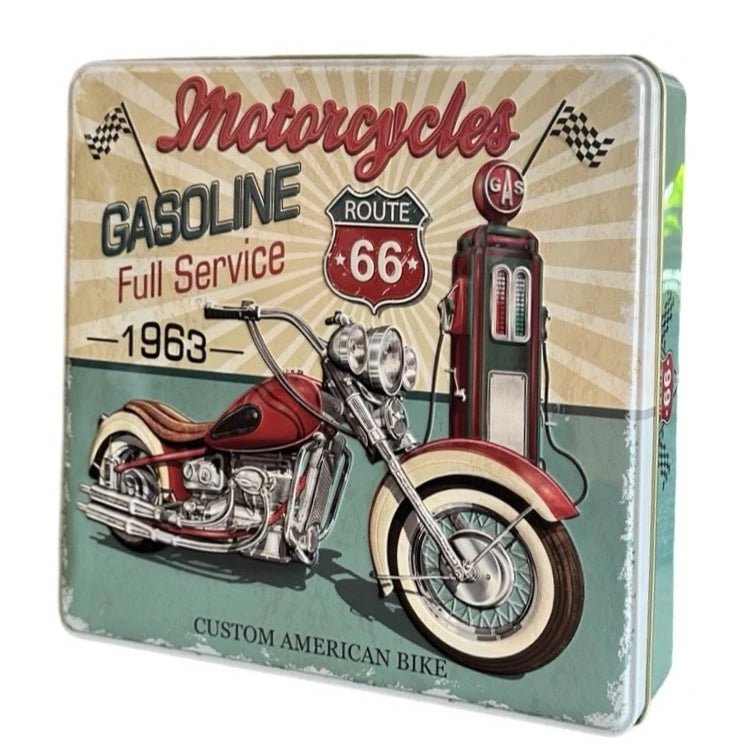 Plåburk Motorcykel retro