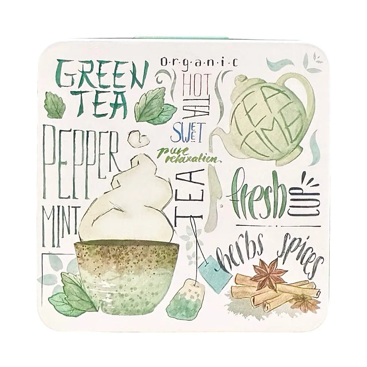 Bruk Tea Plåtburk Green Tea, 200 g – Saker&Smått