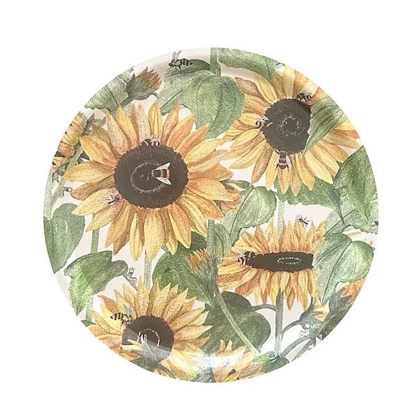 Rund bricka Solros, 31 cm