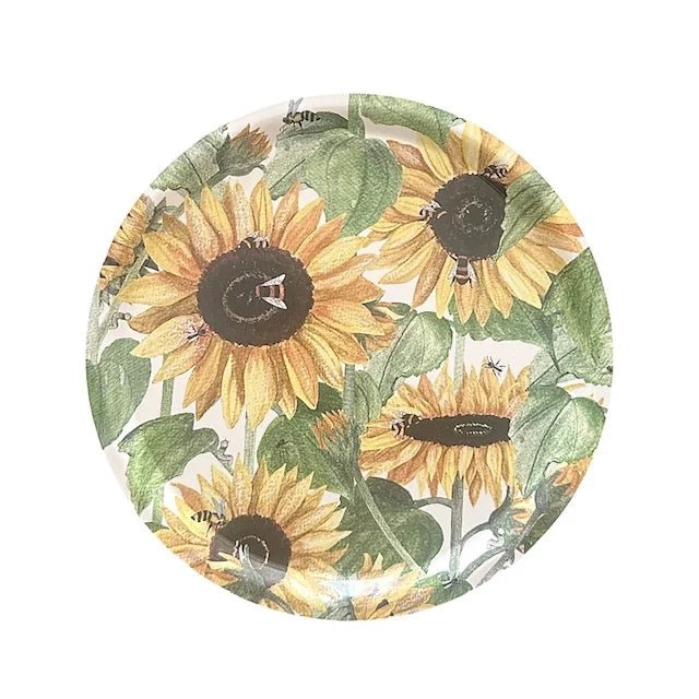 Rund bricka Solros, 31 cm