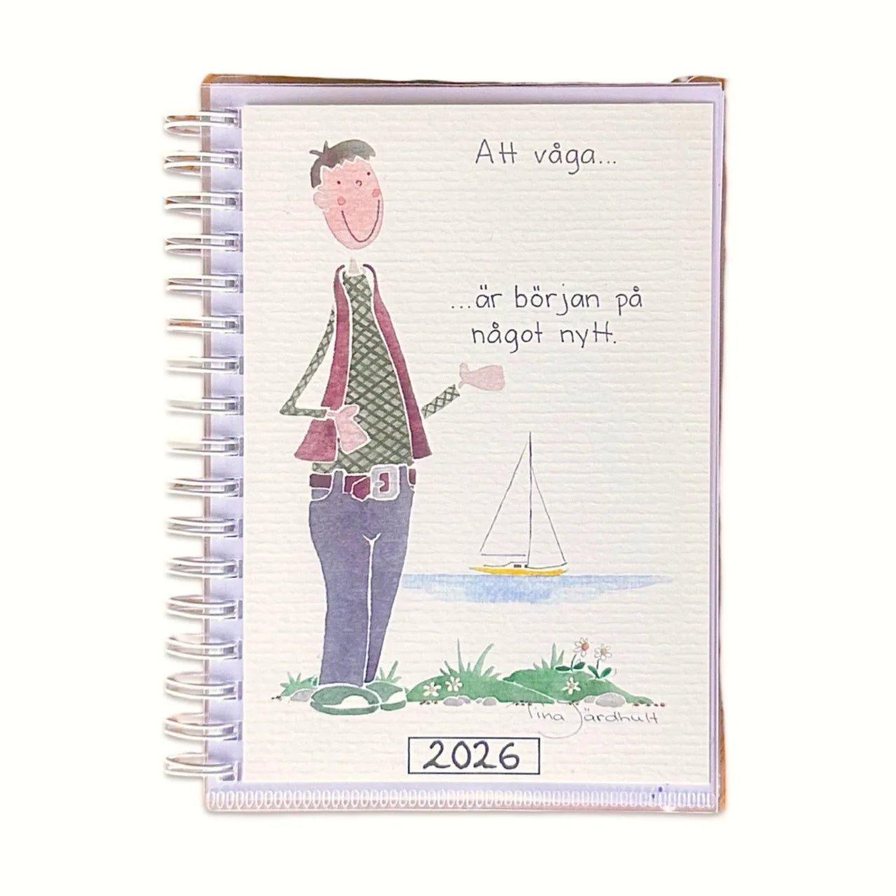 kalender 2026 A5, A6 skrivkalendrar med olika teman