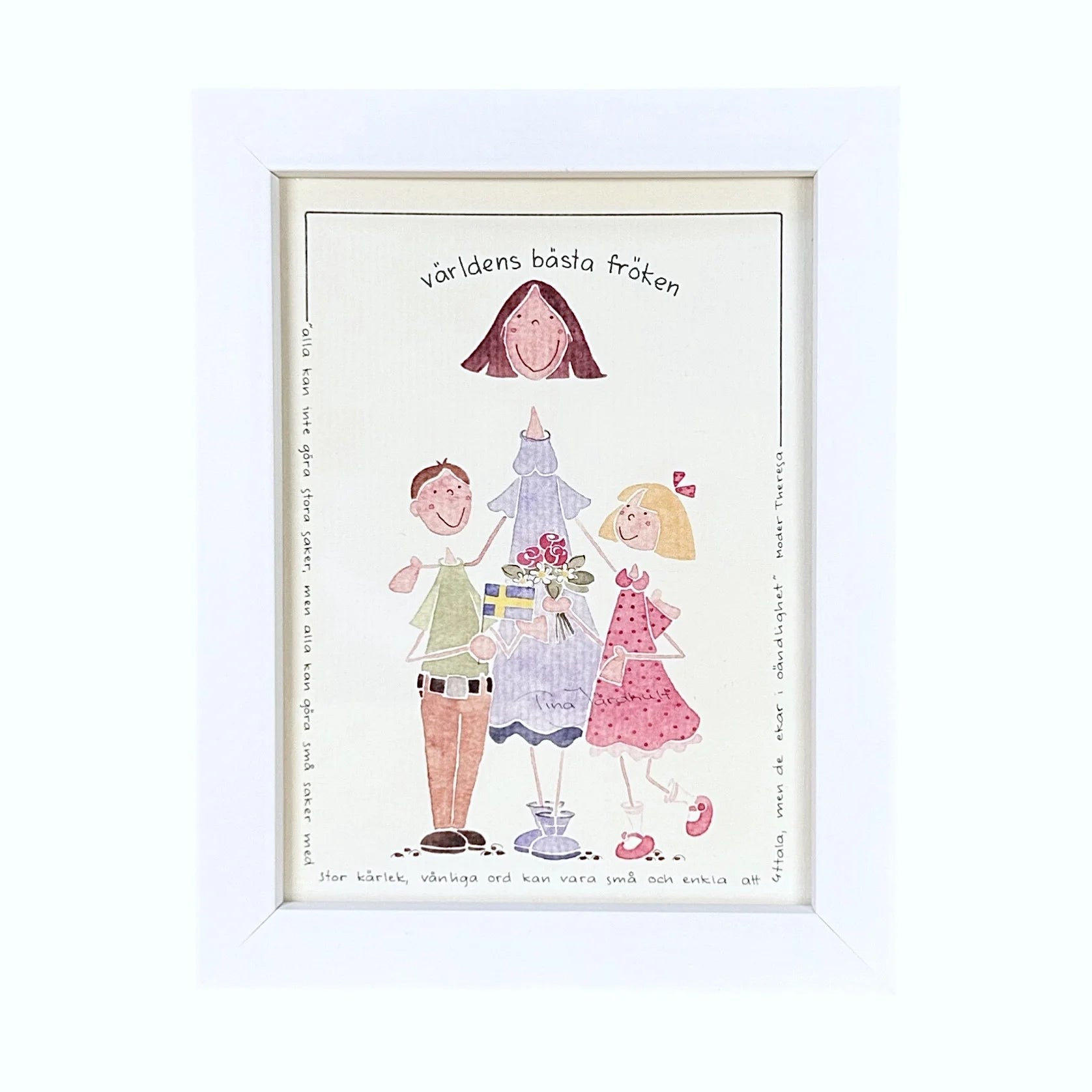 Tavla världens bästa fröken