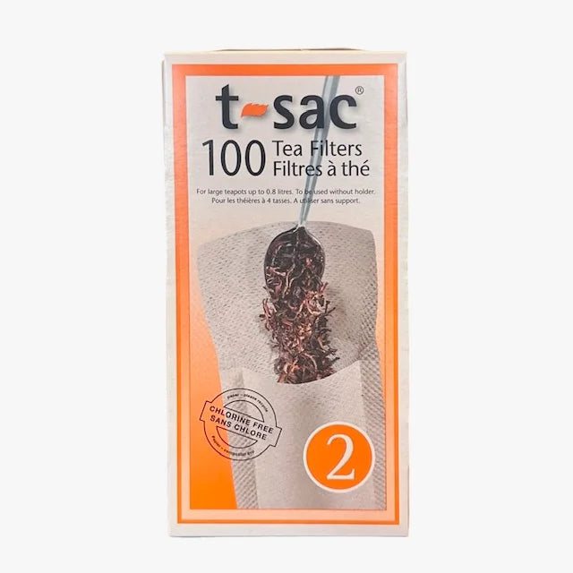 Engångs tefilter för lösviktste i 100-pack